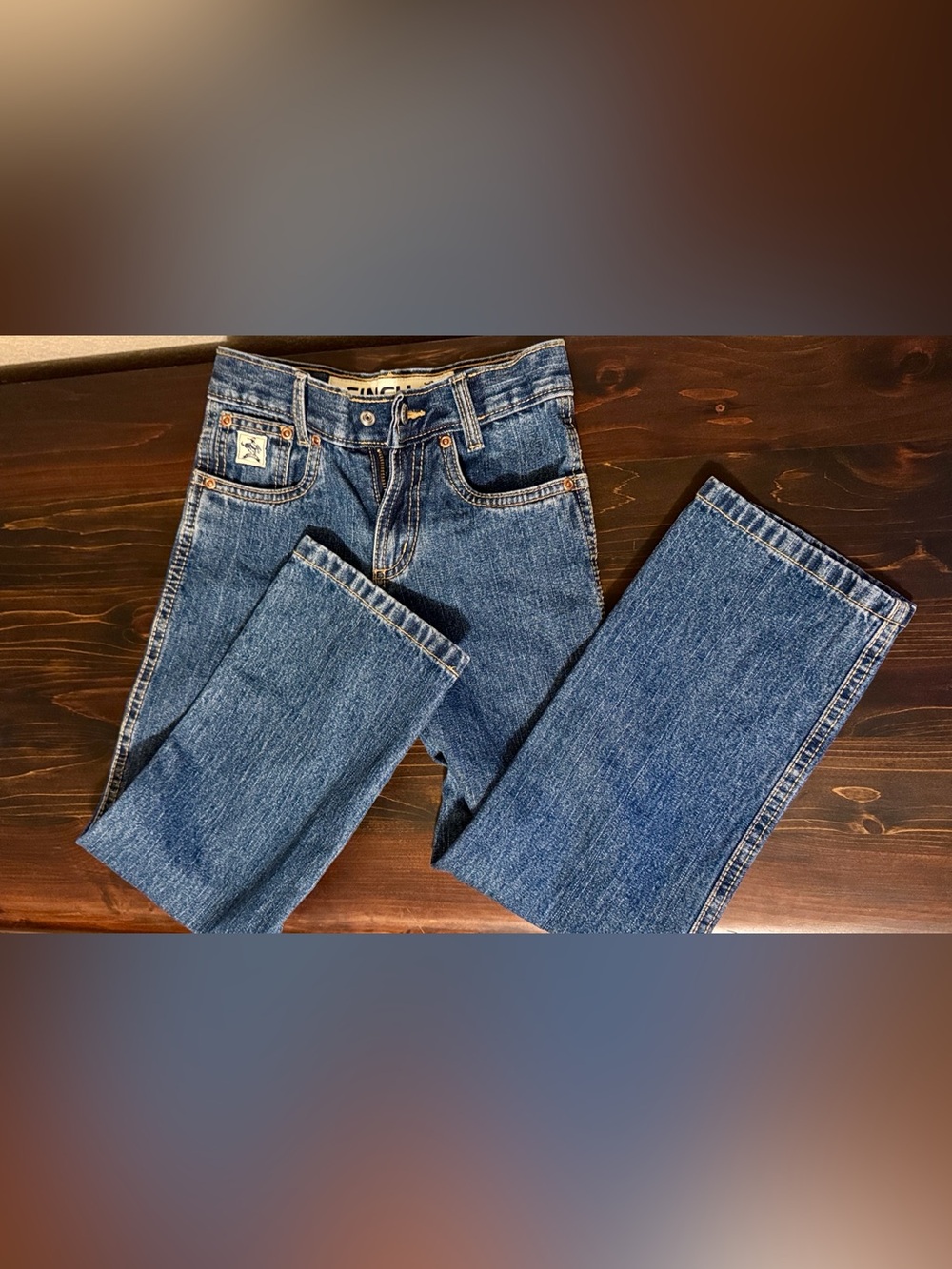 Boys Cinch Blue Denim Jeans - Classic Straight Fit 7 excellent condition!